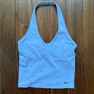 Hollister Light Blue Crop Top